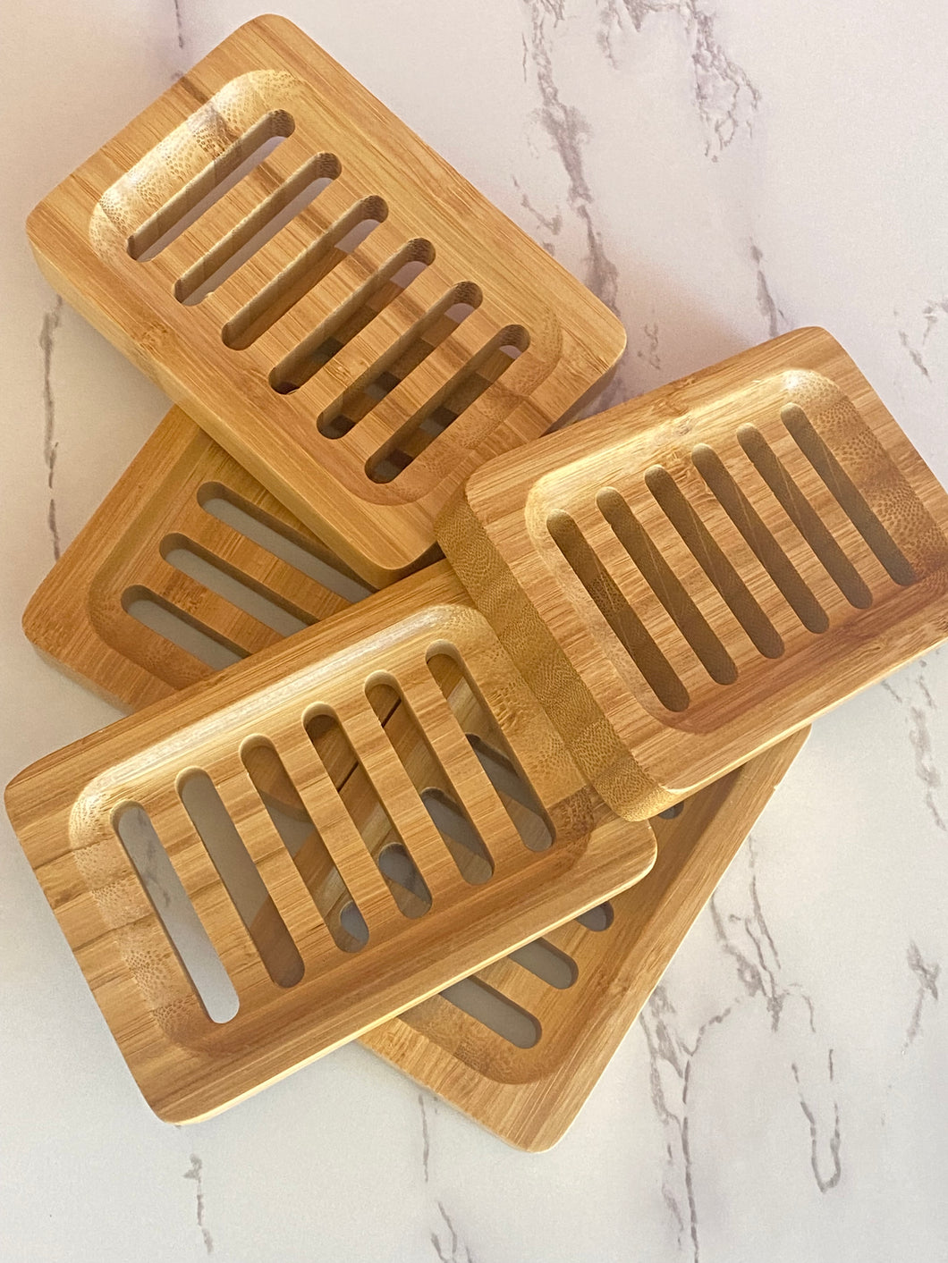 Wooden Soap Dish- Large Rectangular